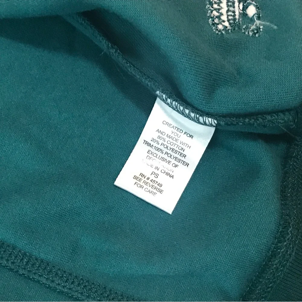 Oleg Cassini 2pc. Velour Track Suit Zipper Jacket Pants Size PS - Picture 5 of 12